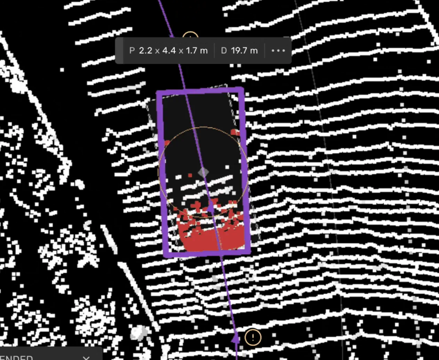 This is an image showing the Kognic annotation platform with point cloud data and bounding boxes. Let me check which page it's used on.
