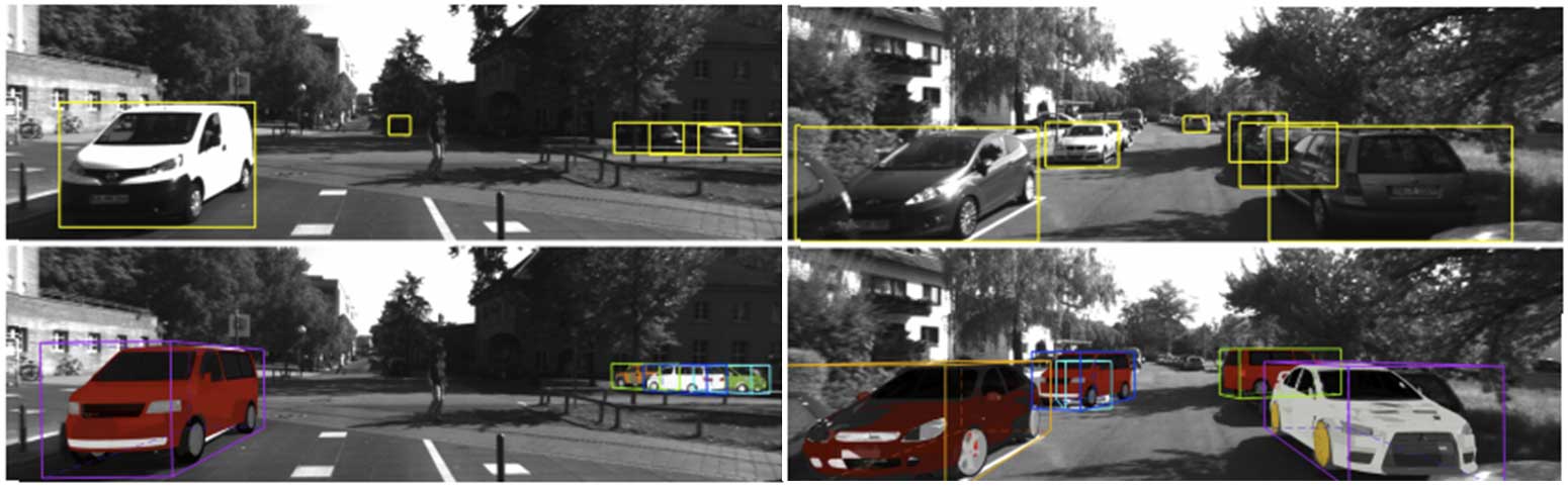 3D Object Detection and Viewpoint Estimation with a Deformable 3D Cuboid Model - results