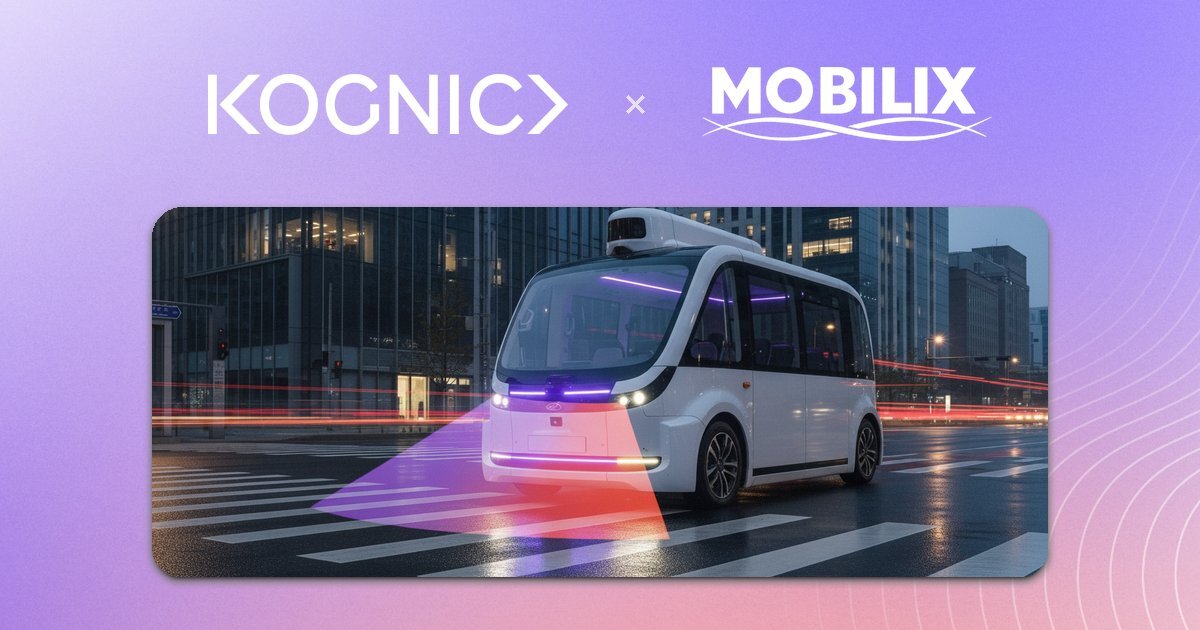 Kognic and Mobilix partnership announcement for the Korean autonomous driving market