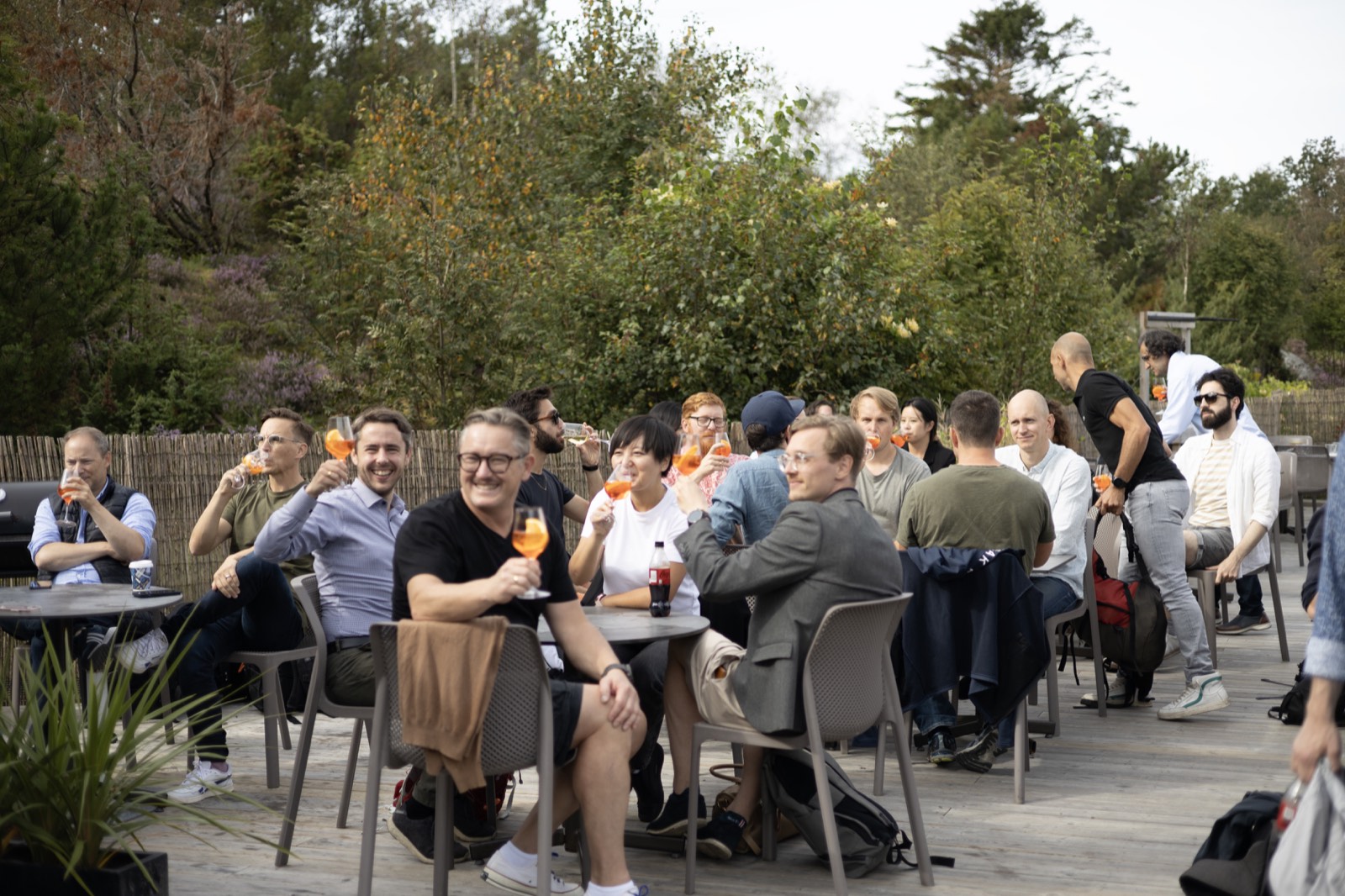 Outdoor afterwork at the Lindholmen office