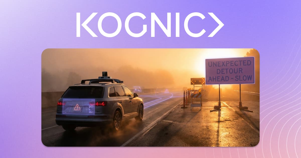 Kognic Edge Cases in Autonomous Driving