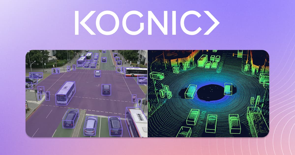 Side-by-side comparison of camera 2D annotation and LiDAR 3D annotation for autonomous driving