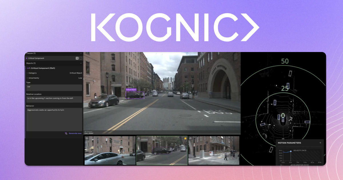 kognic screenshot: language grounding capabilities
